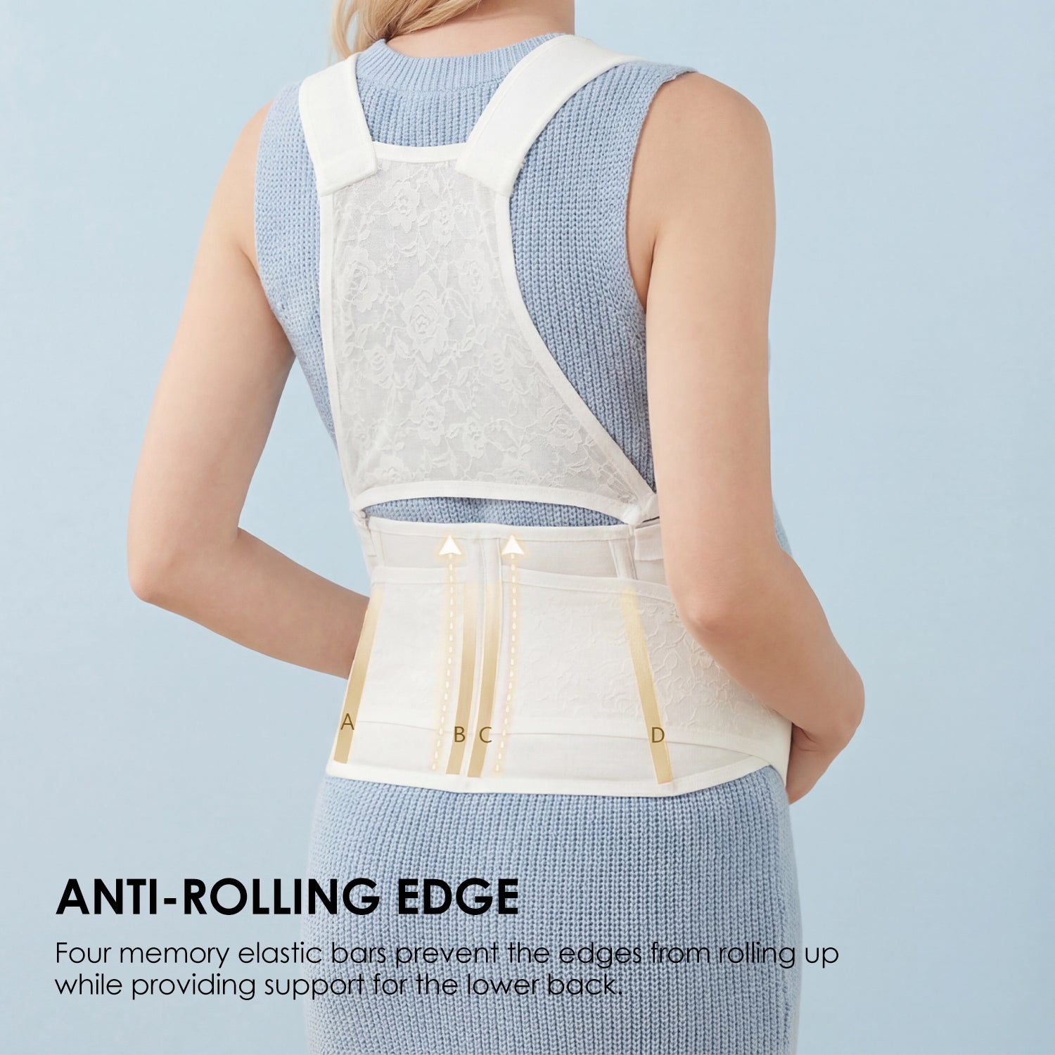 Pregnancy Belly Support Belt with Shoulder Straps